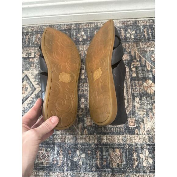 Born "Ithaca" Sandals/ Shoes Women's Size 10 Medium Black Nero New - Picture 7 of 7